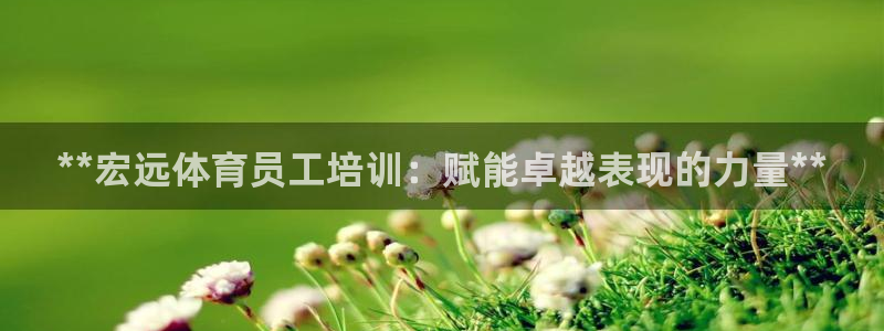 耀世娱乐可以玩吗知乎：**宏远体育员工培训：赋能卓越