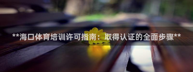 耀世娱乐中国创新：**海口体育培训许可指南：取得认证