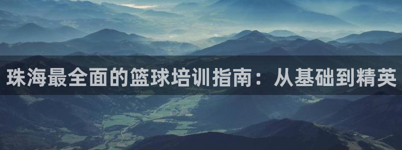 耀世集团视频介绍：珠海最全面的篮球培训指南：从基础到
