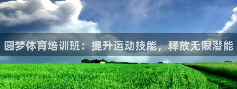 耀世平台遇 411o31 平台：圆梦体育培训班：提升运动技能