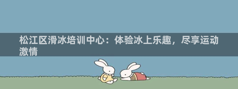耀世娱乐总代：松江区滑冰培训中心：体验冰上乐趣，尽享